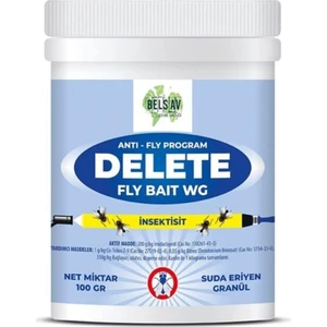 Delete Fly Baıt Wg Granül Kara Sinek Ilaç 100 gr / 2025 Miatlı