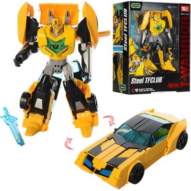 Kdd Parstek T-Warrior Metal Gövdeli Dönüşebilen Robot J8018A Fiyatı