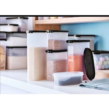 Tupperware Oval Set Siyah Kapaklı Set 5 Parça Fiyatı