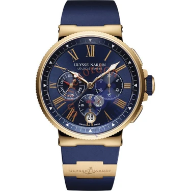 Ulysse Nardin Marine Siyah Silikon Saat Kordonu Fiyat