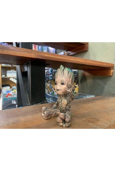 3 Boyutlu Dükkan Baby Groot Bebek Groot Figür Büst