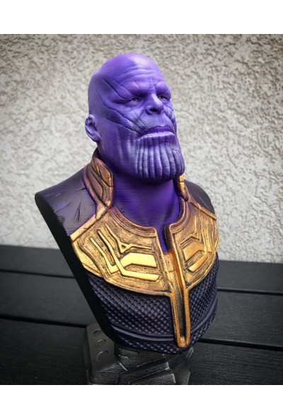3 Boyutlu Dükkan Thanos Figür Büst Hediyelik