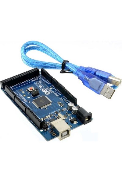 Arduino Mega 2560 R3 USB Chip CH340 Klon + USB Kablo Hediyeli