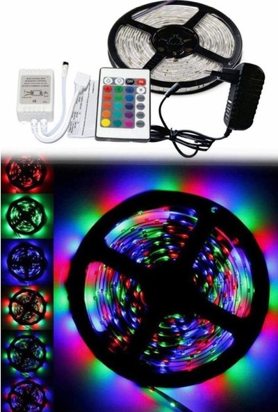 Rgb Kumandalı Şerit LED Işık (3 Renk)