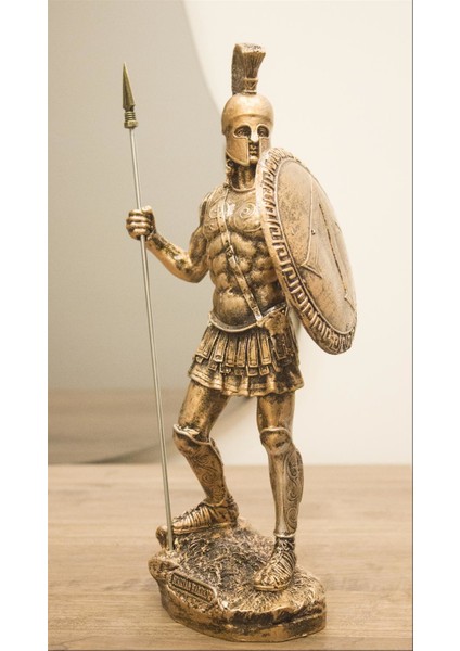 Antioch Artdesign Sparta Askeri Biblo Kral Leonidas Tasarım Spartalı Heykel 34 cm Ev Dekor Hediyelik Eşya fiyatları
