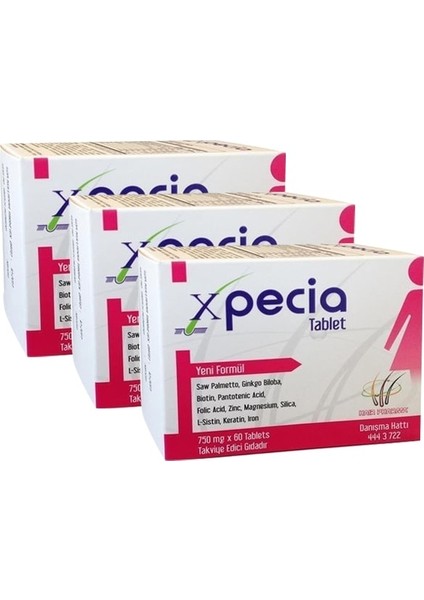 W Xpecia (Kadın) 60 Tablet x 3 Adet