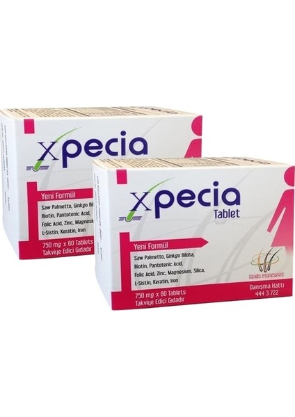 W Xpecia (Kadın) 60 Tablet x 2 Adet