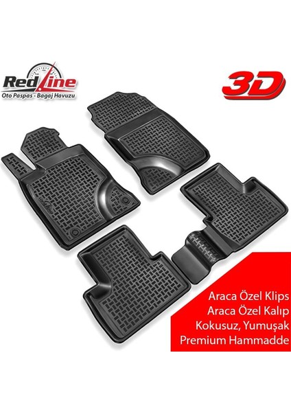 Vw Golf 7 Paspas 3D Havuzlu