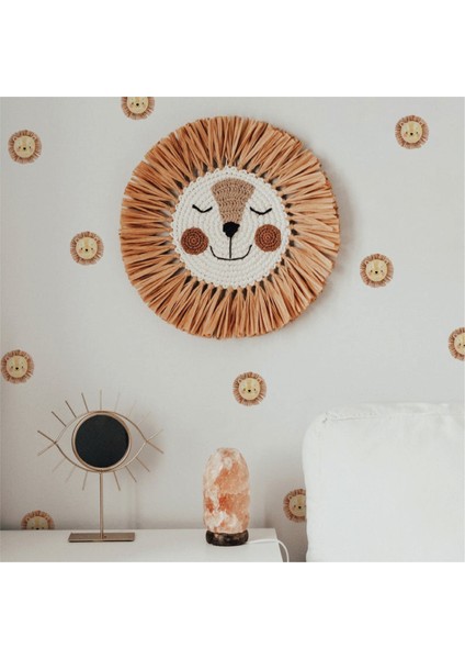 Aslan Yüzü Duvar Stickerı