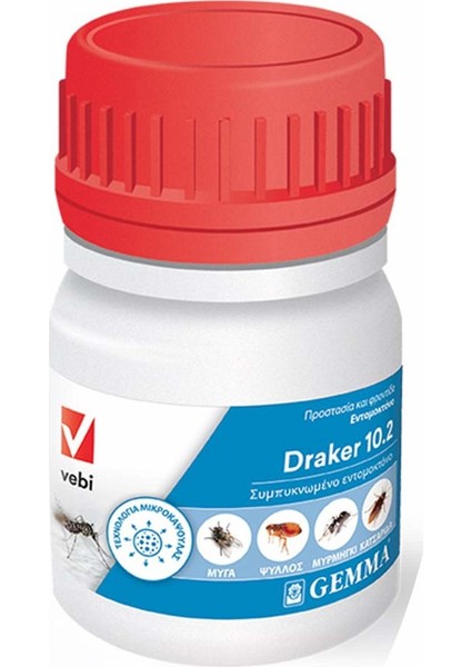 DRAKER10.2 Konsantre 50 ml Akrep,çıyan, Böcek