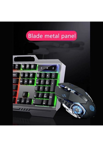 Rgb Oyun Klavyesi ve Renkli Mouse Set