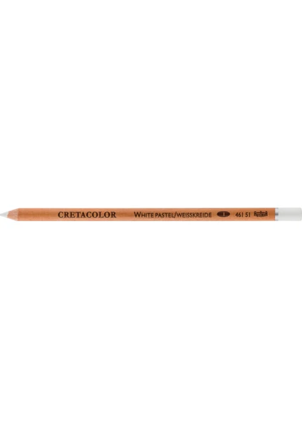 Cretacolor White Chalk Pastel Pencil Beyaz Füzen Kalem Soft