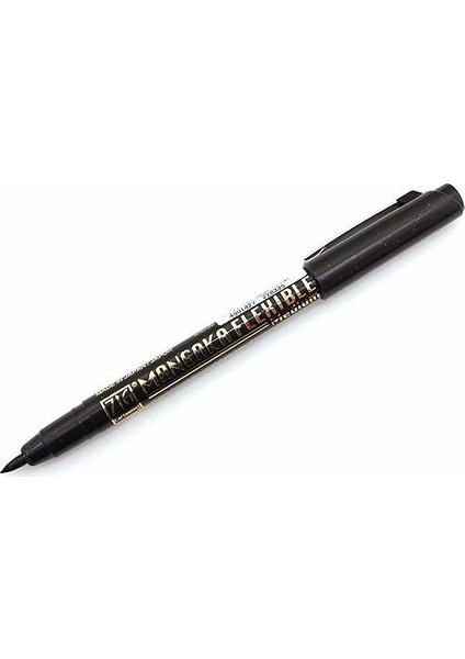 Cartoonist Mangaka Flexible Çizim Kalemi Medium Uç Siyah