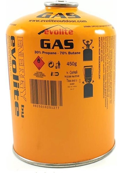 Butane Propane Vidalı 450 Gr. Ocak Kartuşu 4'lü Set fiyatları