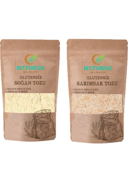 Glutensiz Soğan + Sarımsak Tozu Fırsat Paketi 100 G