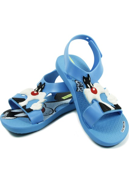 SS0327 Ipanema Looney Tunes Baby Blue White