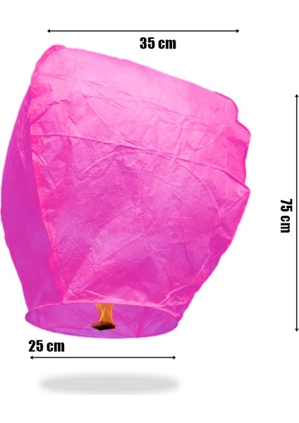 Dilek Feneri, Dilek Balonu Pembe - 1 Adet