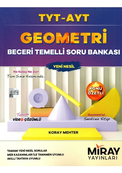 Miray Yayınları TYT-AYT Geometri Beceri Temelli Soru Bankası