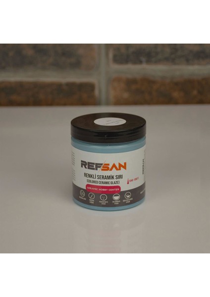 Renkli Sır Turkuaz Açık Mavi Boncuk Mavi 8625 1050 °c 250 ml Yoğun fiyatları