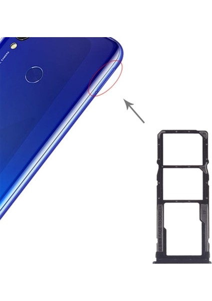 Xiaomi Redmi 7 Sim Hafıza Kart Kapağı Tutucu