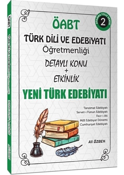 Ali Özbek 2021 ÖABT Türk Dili ve Edebiyatı Yeni Türk Edebiyatı Konu Anlatımlı