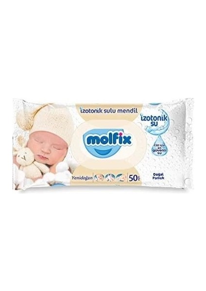 Izotonik Sulu Islak Mendil 50'li (3 x 50 Li)