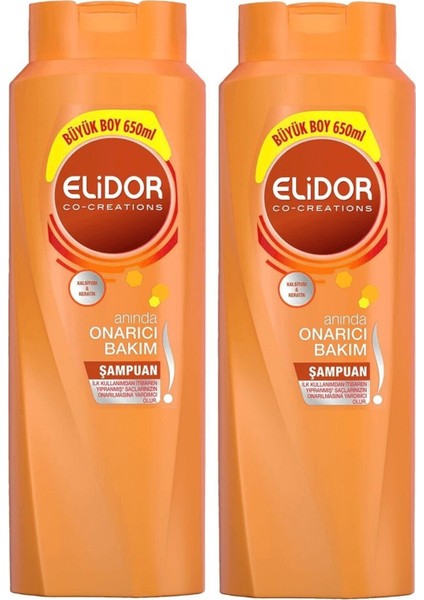 Anında Onarıcı Bakım Saç Bakım Şampuanı 650 ml x 2 Adet