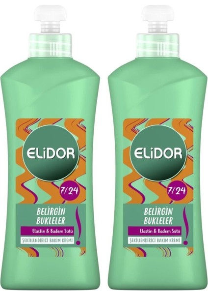 Belirgin Bukleler 7/24 Şekillendirici Saç Bakım Kremi 300 ml x 2 Adet