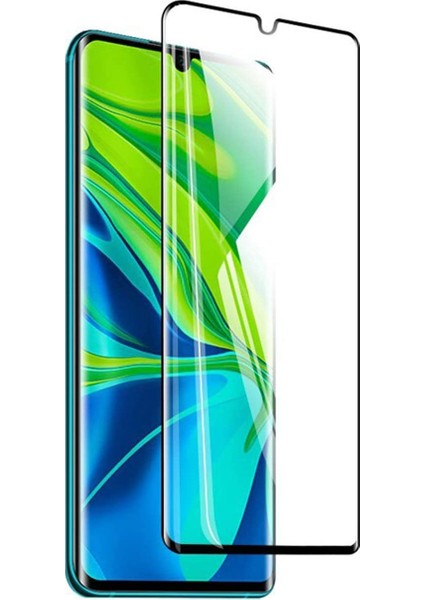 Samsung Galaxy Note 10 Plus Ekran Koruyucu Kavisli Polymer Cam Tam Kaplayan