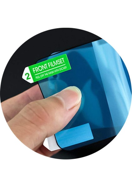 Samsung Galaxy S10 Ekran Koruyucu Kavisli Polymer Cam Tam Kaplayan