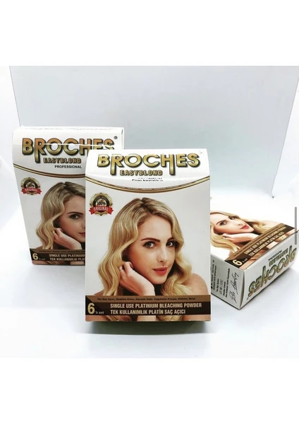 Broches Saç Açıcı 6'lı Set Tek Kullanımlık 90 gr