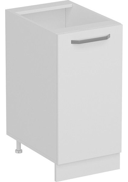 Mutfak Alt Modül 1K1R 40 cm Dolap Beyaz B1