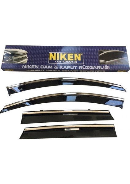 Renault Megane 3 Hb Kromlu Cam Rüzgarlığı 2011 - 2015 Niken Marka