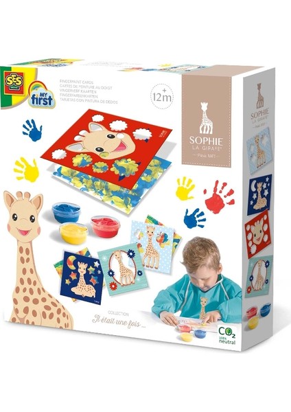 Sophie La Girafe - Parmak Boyası Kartları