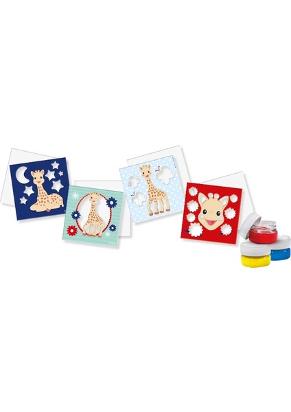 Sophie La Girafe - Parmak Boyası Kartları fiyatları