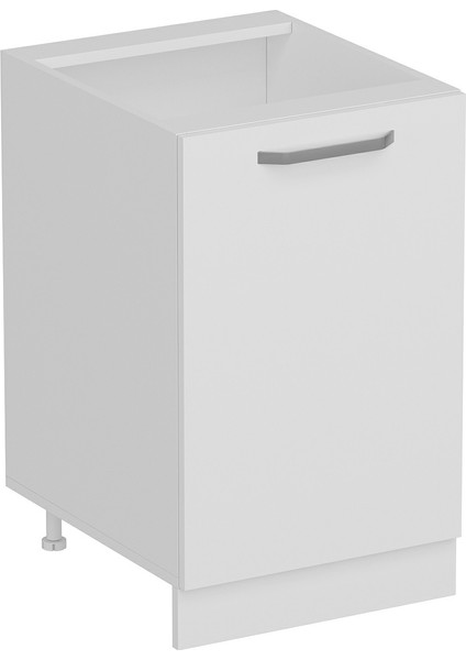 Mutfak Alt Modül 1K1R 50CM Dolap Beyaz - B1