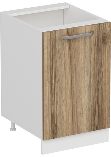 Mutfak Alt Modül 1K1R 50CM Dolap Beyaz/dore - D1