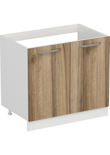 Mutfak Alt Modül 2k 90CM Evye Dolap Beyaz/dore - D1 fiyatları