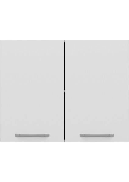 Mutfak Üst Modül 2DK1R 90CM Dolap Beyaz - B1