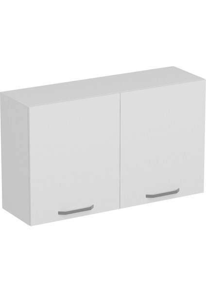 Mutfak Üst Modül 2DK1R 120CM Dolap Beyaz - B1