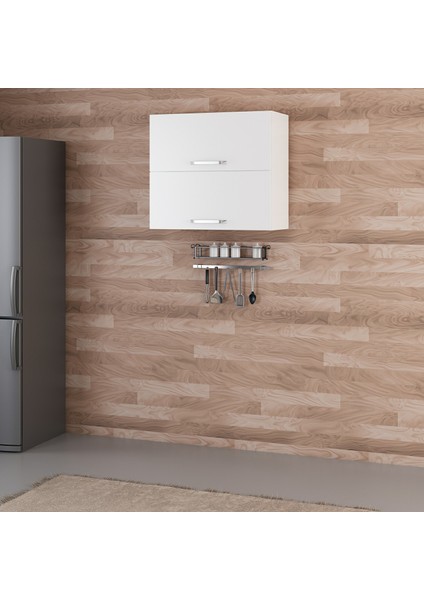 Mutfak Üst Modül 2YK1R 80CM Dolap Beyaz - B1