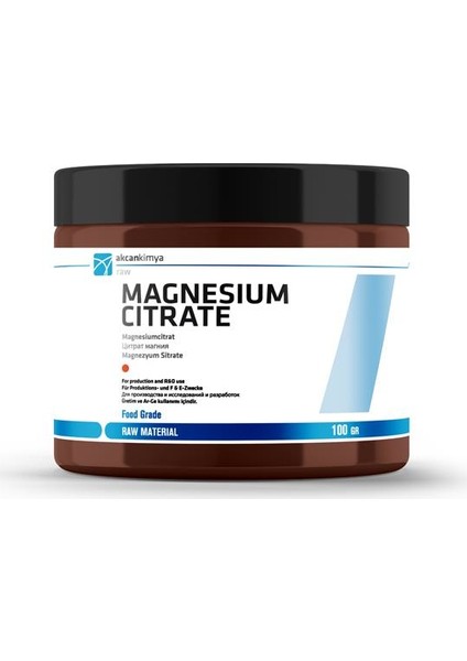 Magnesium Citrate (Magnezyum Sitrat) 100 gr