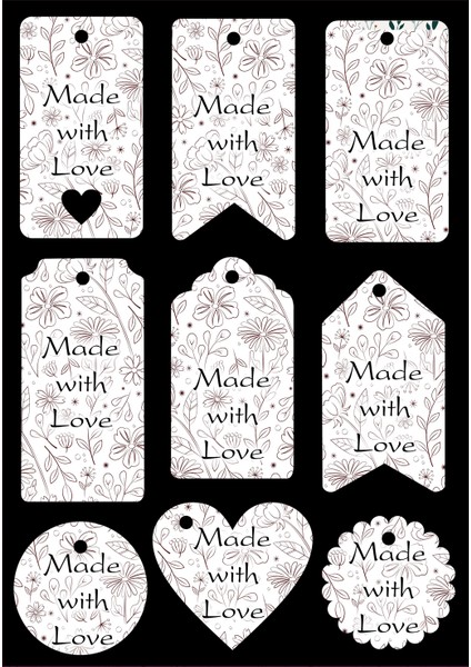 Handmade Yazılı Kart Seti