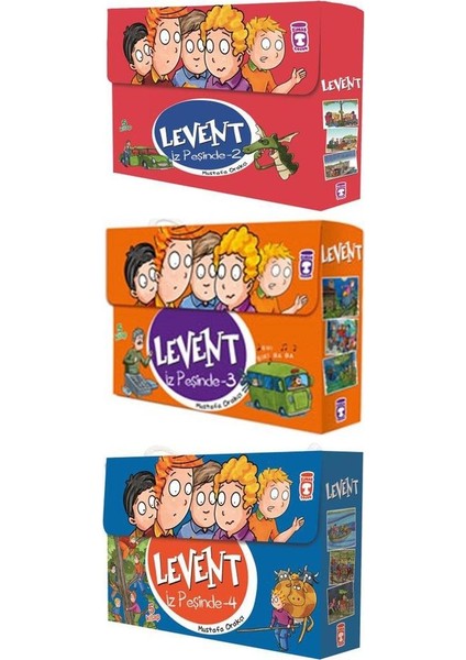 Levent Iz Peşinde 2-3-4 Set -15 Kitap