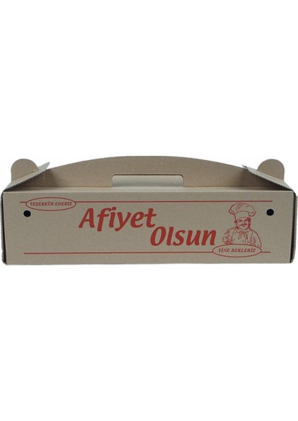 Lahmacun Kutusu, Baskılı, 40X12X10CM Boyutlarında, 100 Adet