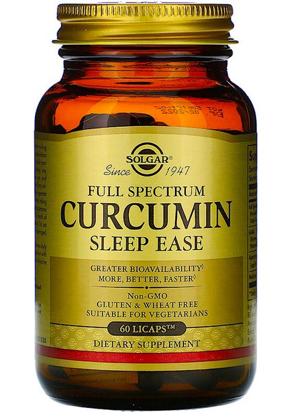 Full Spectrum Curcumin, Sleep Ease, 60 Capsules