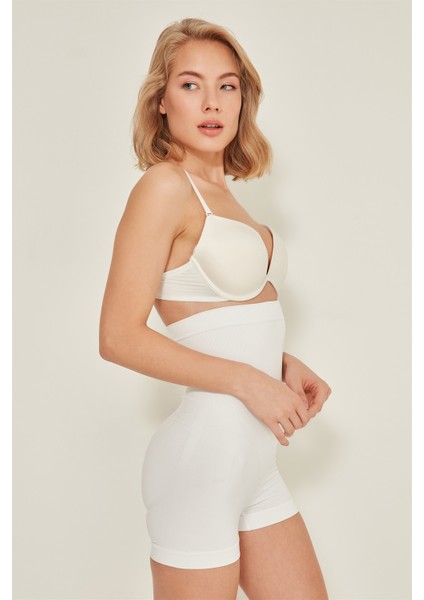 C12047 Kadın Boxer Korse Beyaz fiyatları