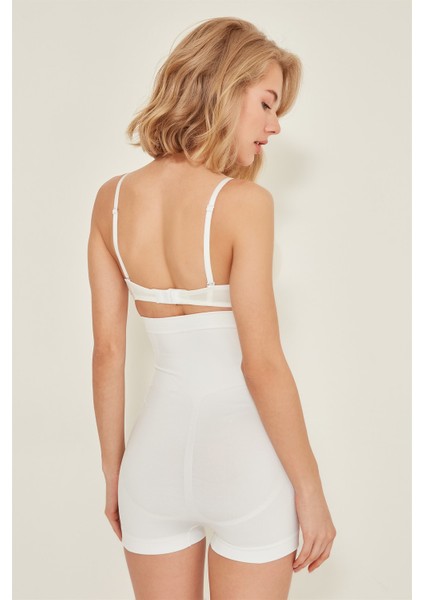 C12047 Kadın Boxer Korse Beyaz fırsatları