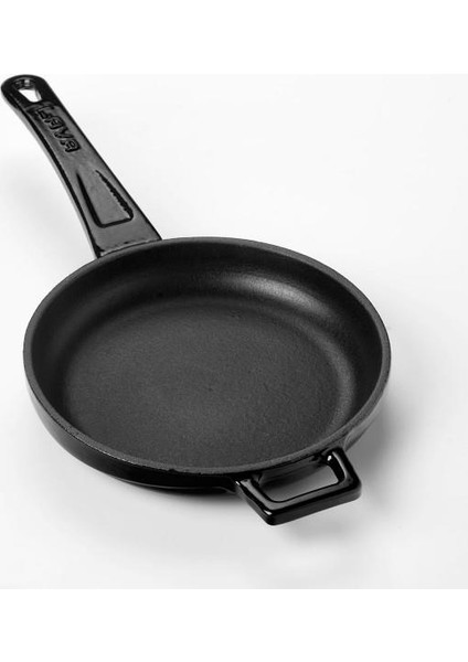 Yuvarlak Kızartma Tavası 28 cm. Metal Saplı Siyah LVYSTV28K0BL