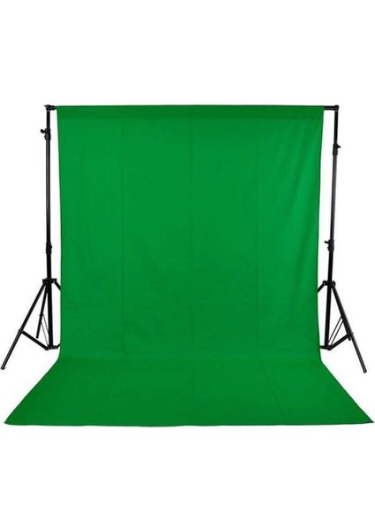 3x3 Yeşil Fon ve 2.8x3 Stand Background Fon Perde ve Stand